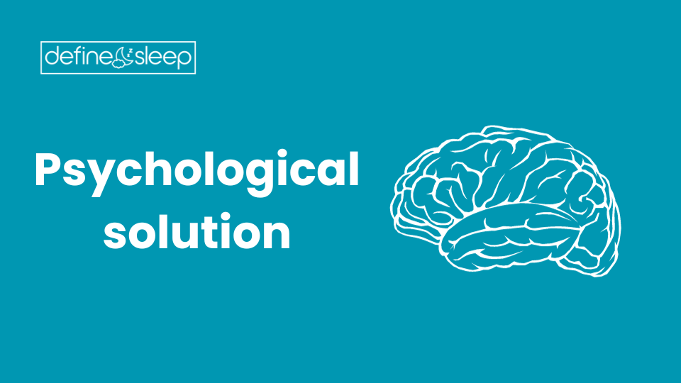 psychological solution Define Sleep